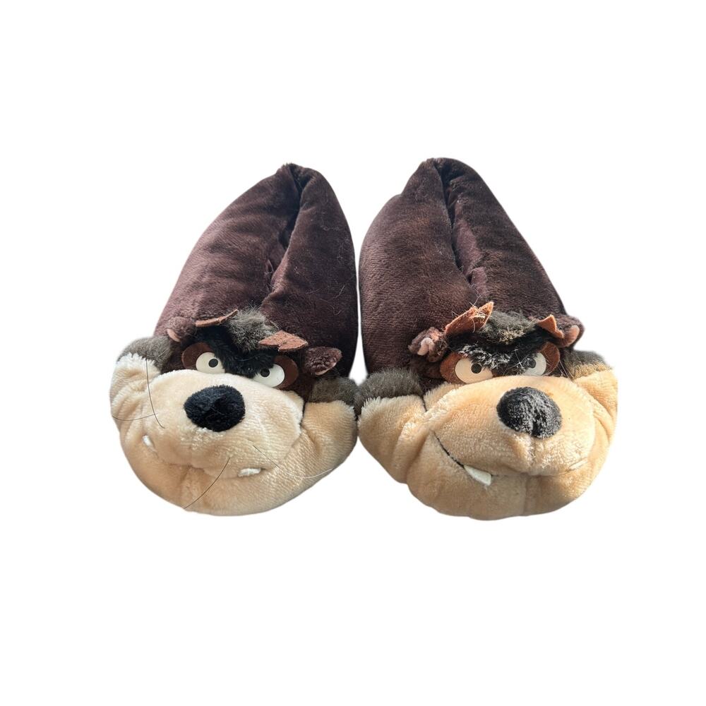Rare Taz Mens Slippers Size 9